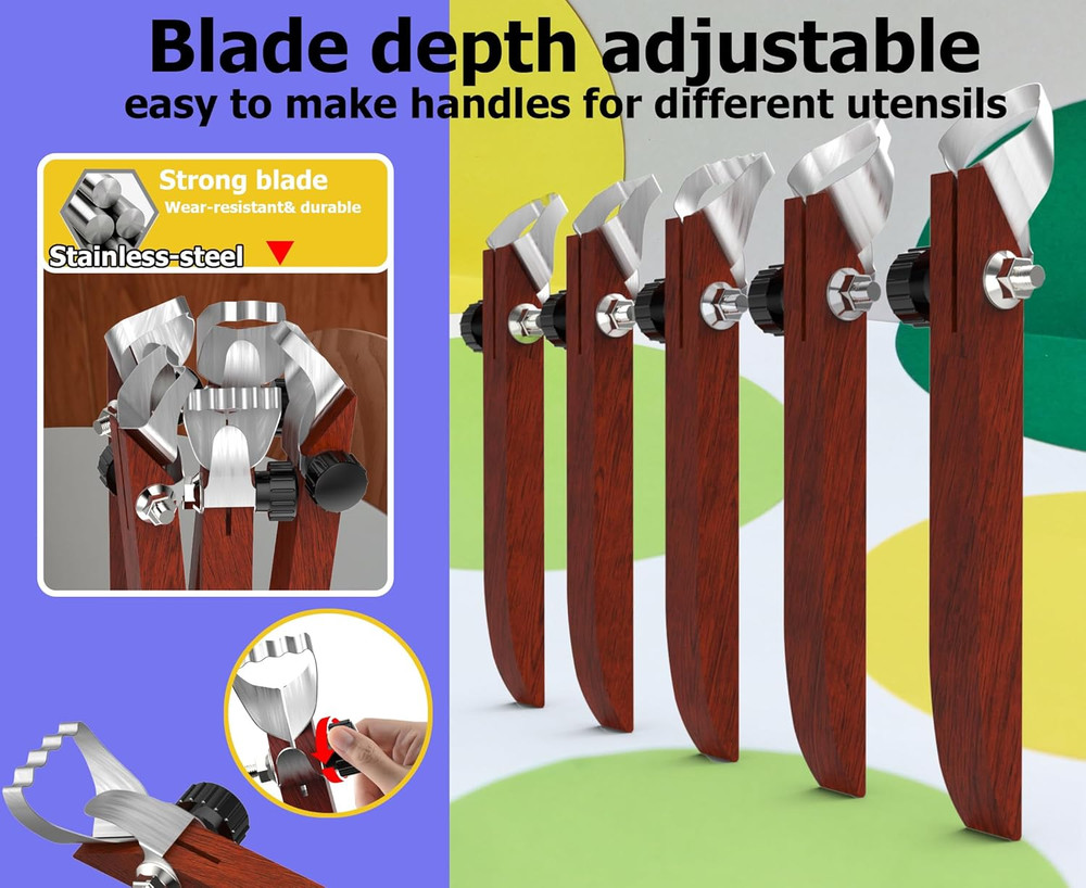 5 Pcs Pottery Handle Making Tool Carving Tools Sculpture Scraper Clay Extruder