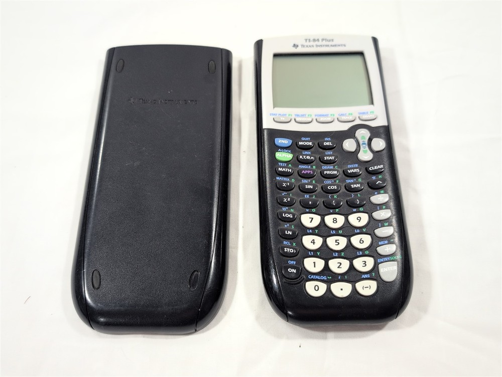 TI-84 Plus Texas Instruments Graphing Calculator - Black - Test and Working