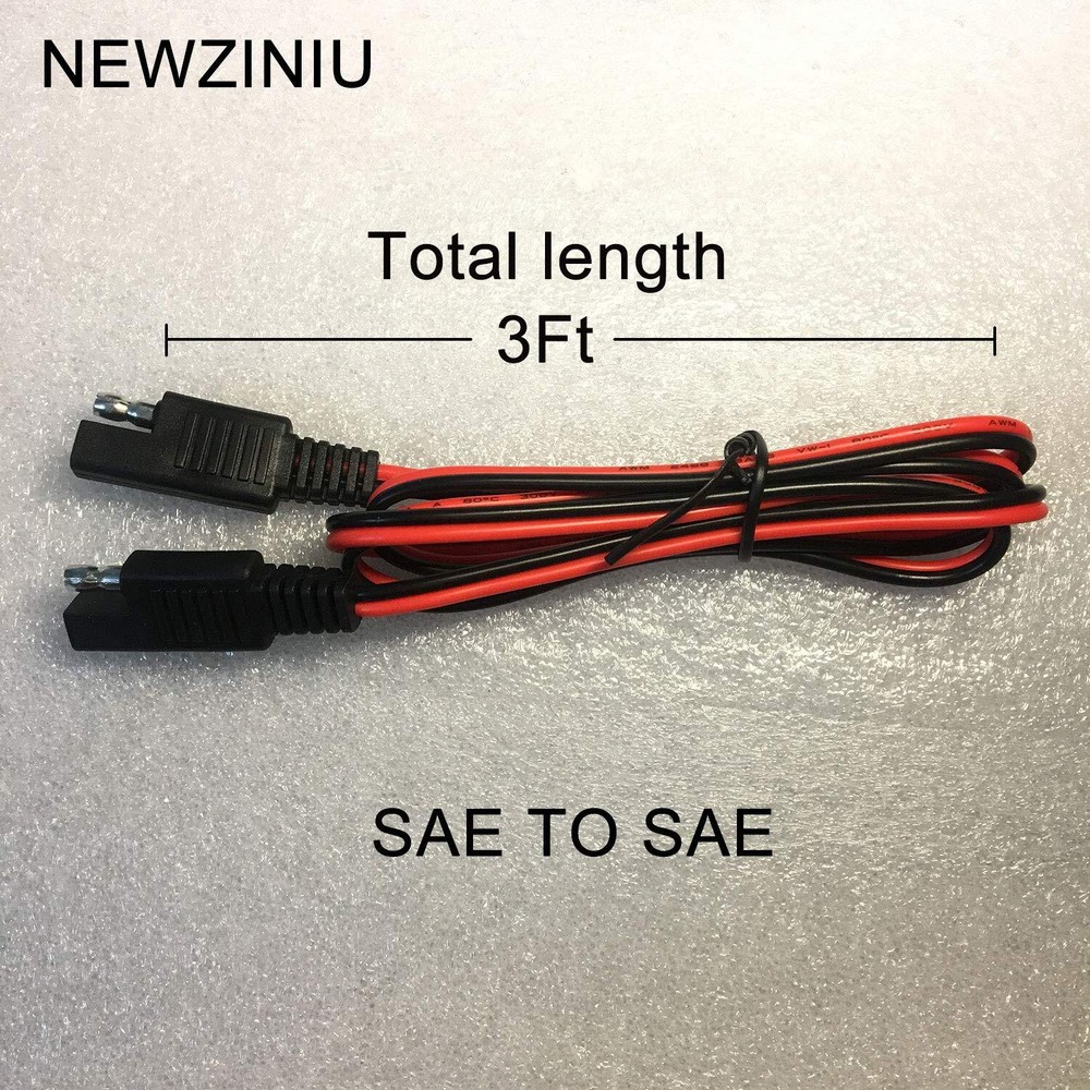 4 PCS SAE to SAE Extension Cable Quick Disconnect Wire Harness SAE Connector ...