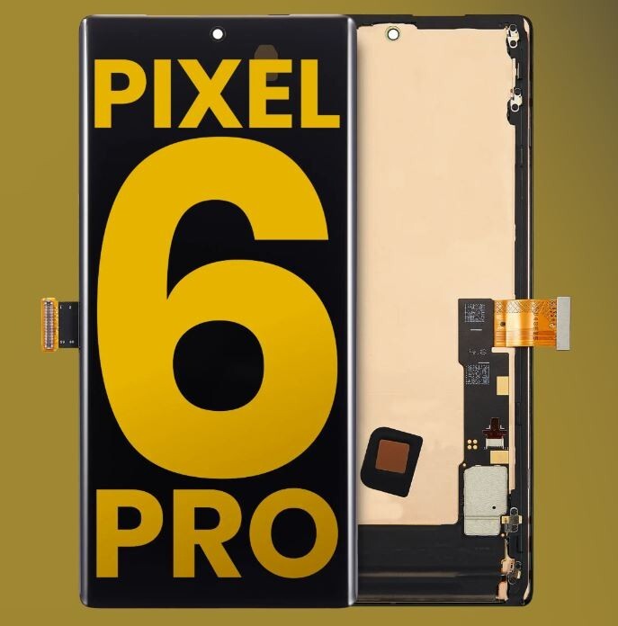 For Google Pixel 6 Pro OLED Display Touch Screen Digitizer With ( Black Frame )