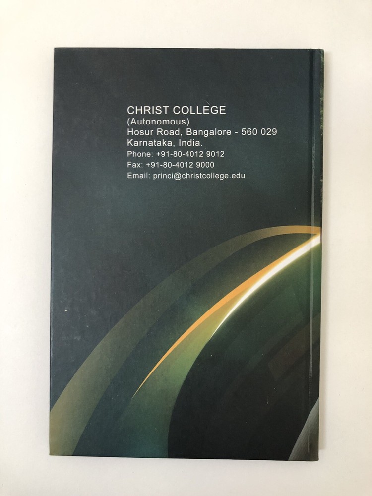 Christ College - Bangalore 2007 Notebook