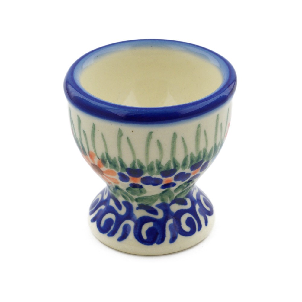 Polish Pottery Egg Holder 2" Blissful Daisy