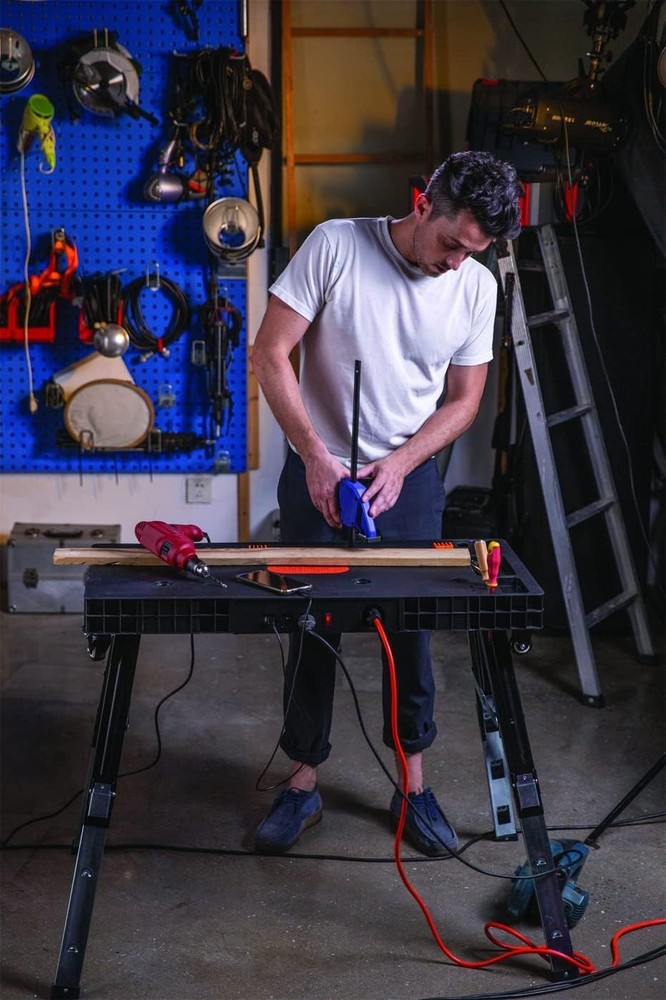 Omni Plus 5-in-1 Adjustable Work Table - All-in-One Solution for Every Project