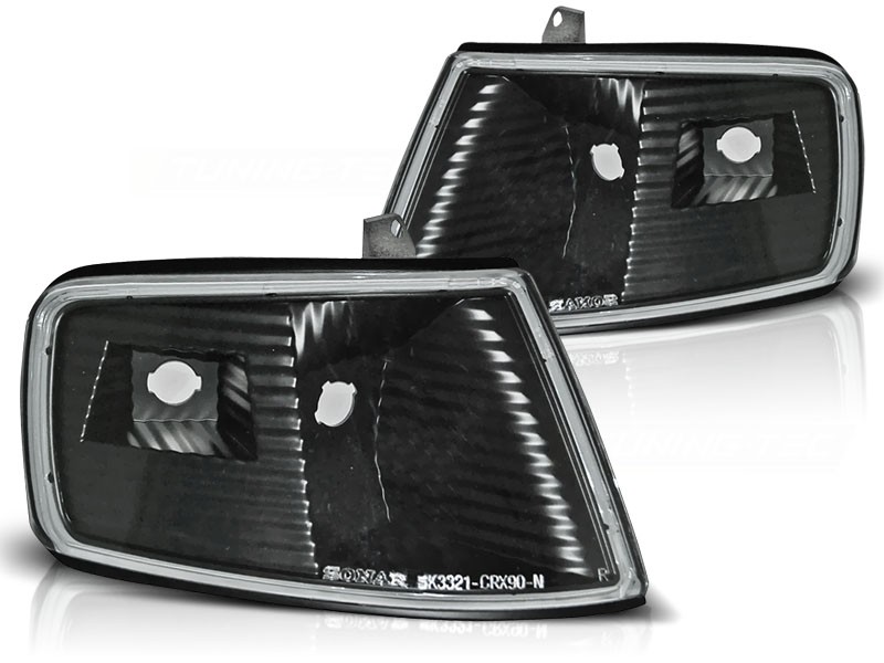 front indicators for HONDA CRX 1990 1991 1992 black