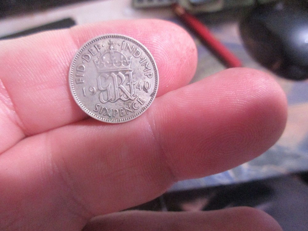 Britain - 1940 Silver Sixpence - George VI