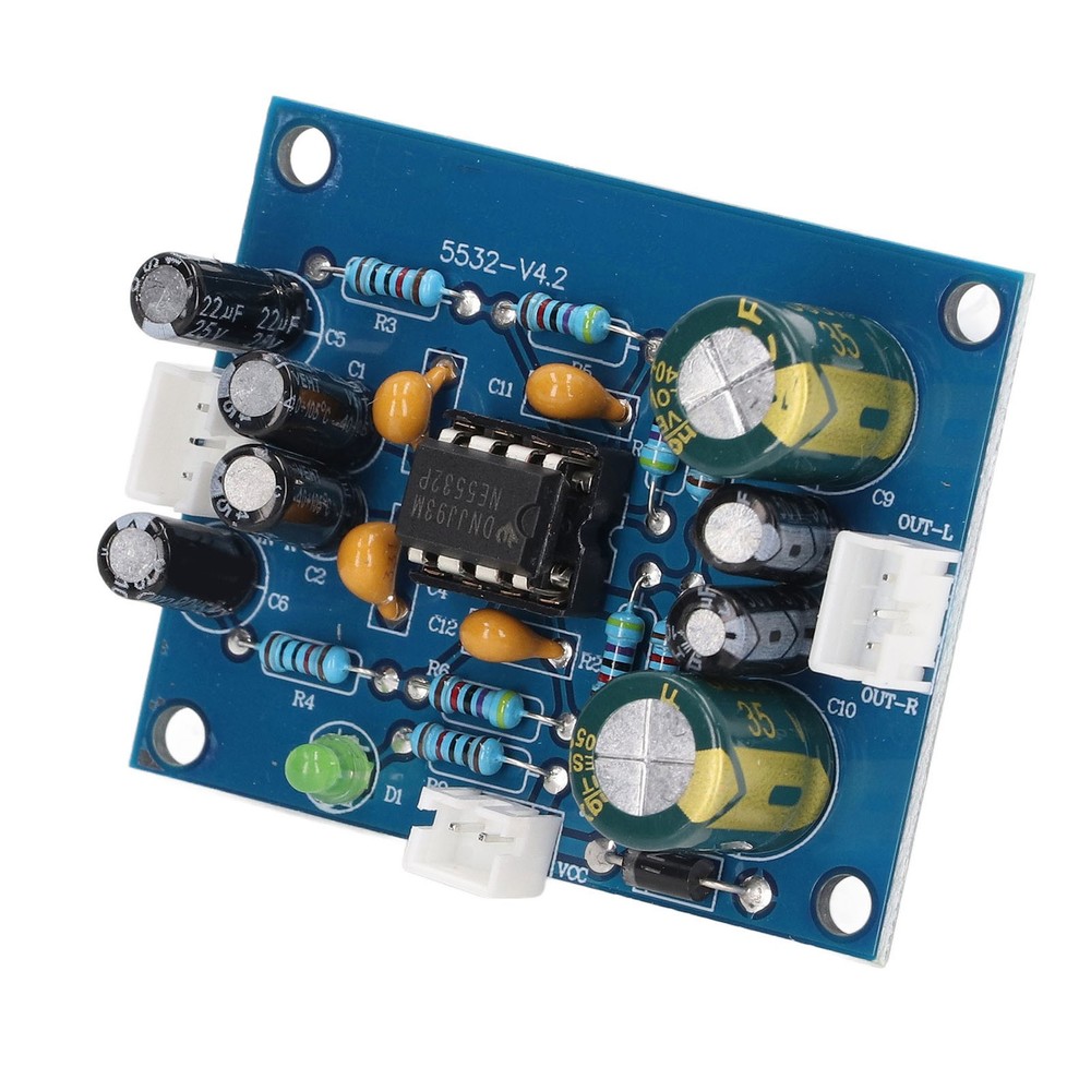 Preamp Module Audio Preamplifier Board NE5532 Chip Accessory Replacement Part