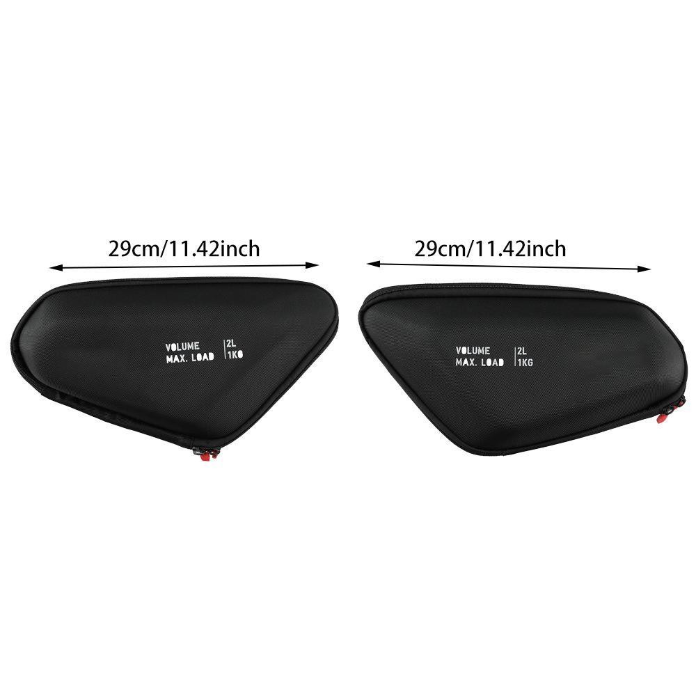 2x Motorcycle Side Frame Bag Framework Package Waterproof Bag Storage Package