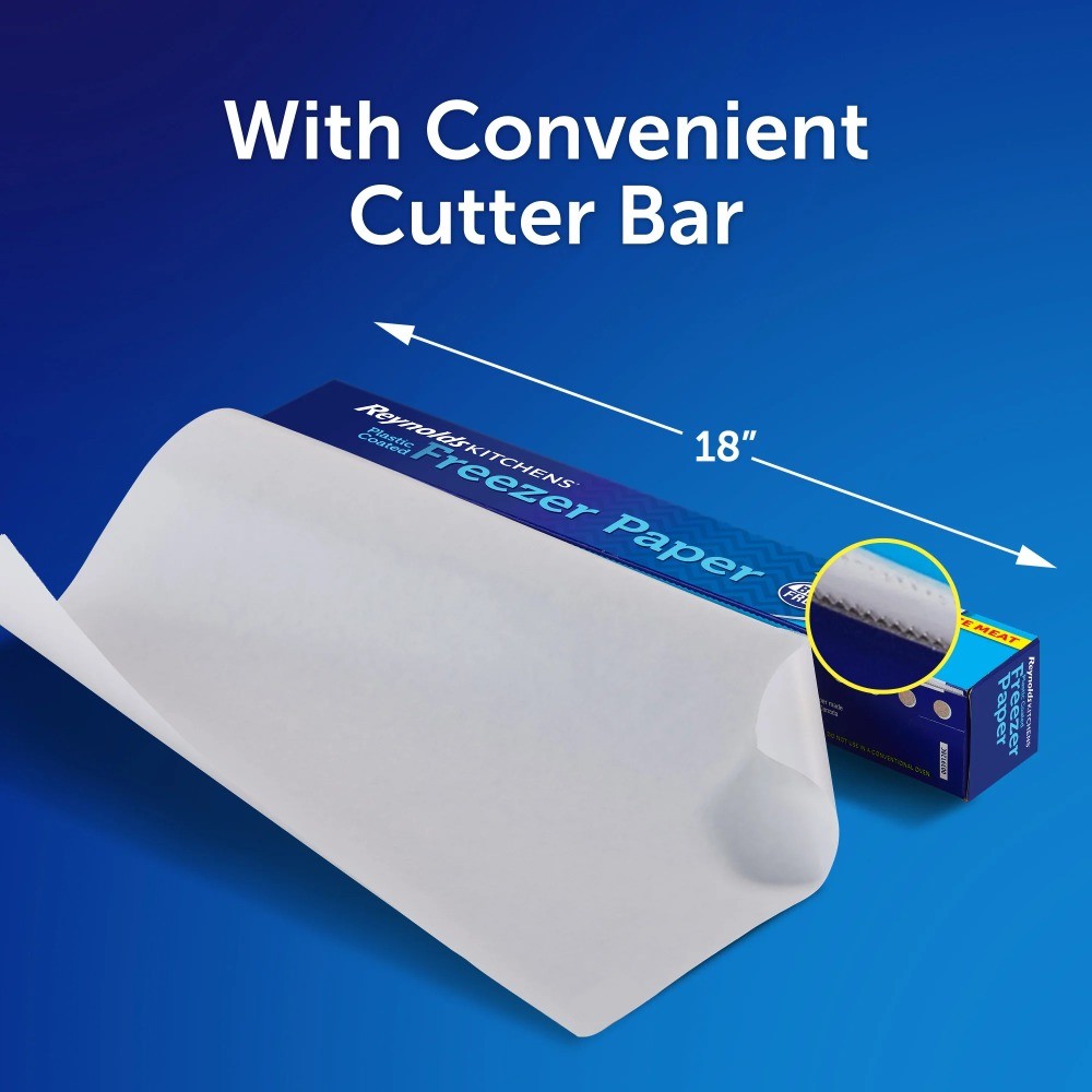 Plastic-Coated Freezer Paper, 100 Square Foot Roll