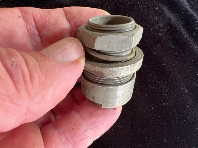 FT-237 Radio base WW2 Tank Command Car Power Cable Clamp/Bulkhead Fitting