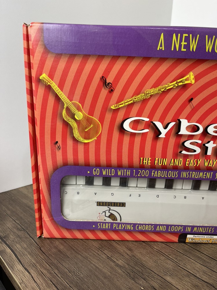 CyberSound Studio Music Maker 3.0 Midi Keyboard System - New Open Box