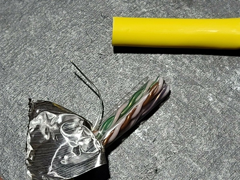 Commscope CS34P 23/4P Cat6 F/UTP WebTrak Shielded Network Cable CMP Yellow/100ft