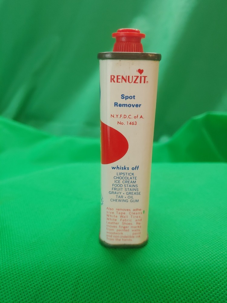 VTG Renuzit Spot Remover 4 Oz Tin Empty Cincinnati OH