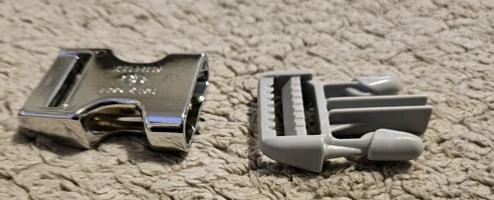 Side Release Buckle Half Plastic Half Metal 1.25 Inches Wide