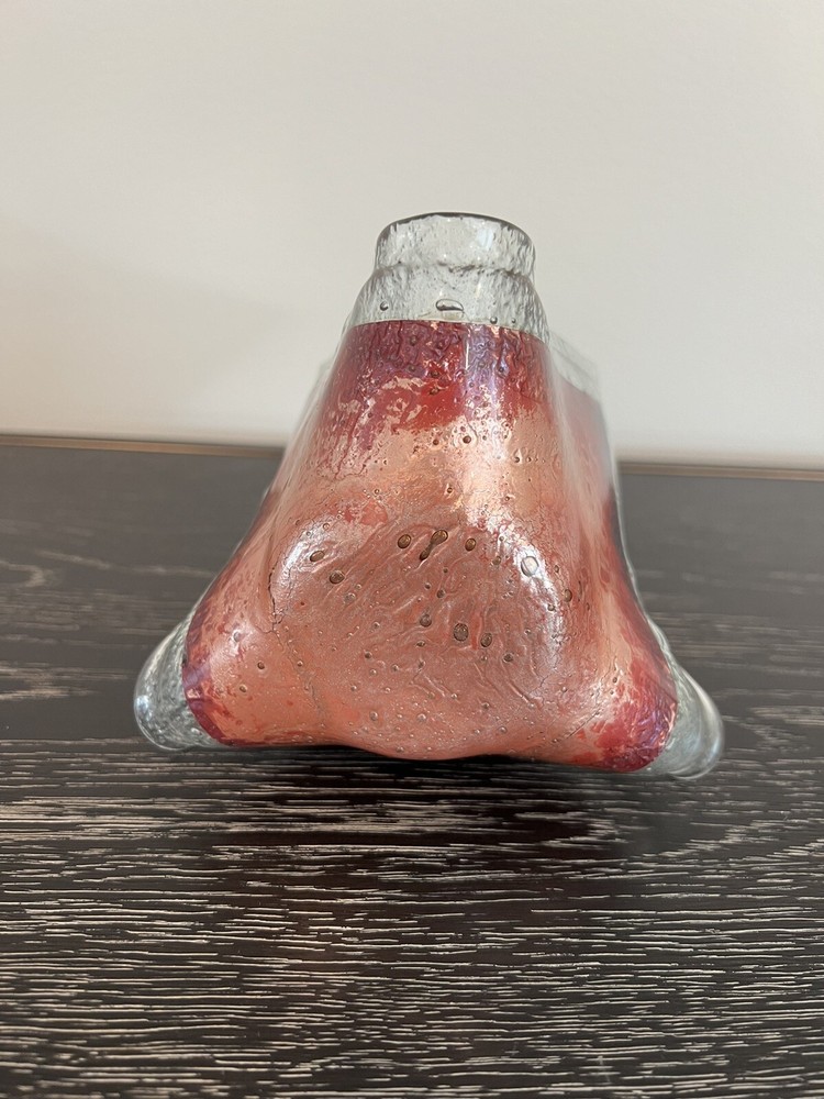 Studio Art Glass Handkerchief Candle Holder