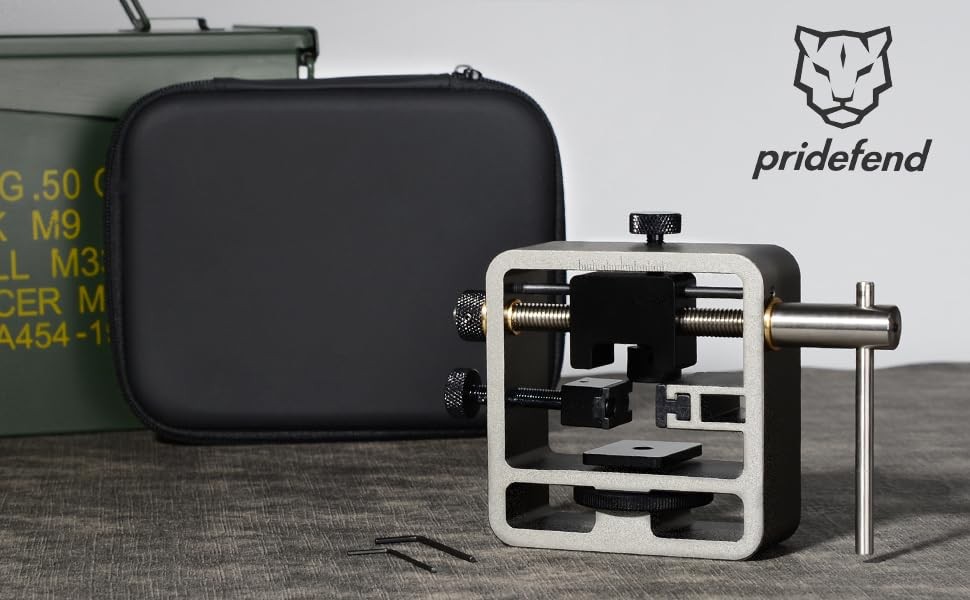 Pridefend Sight Pusher for Glock Square Slides,Sight Tool, Dark Grey