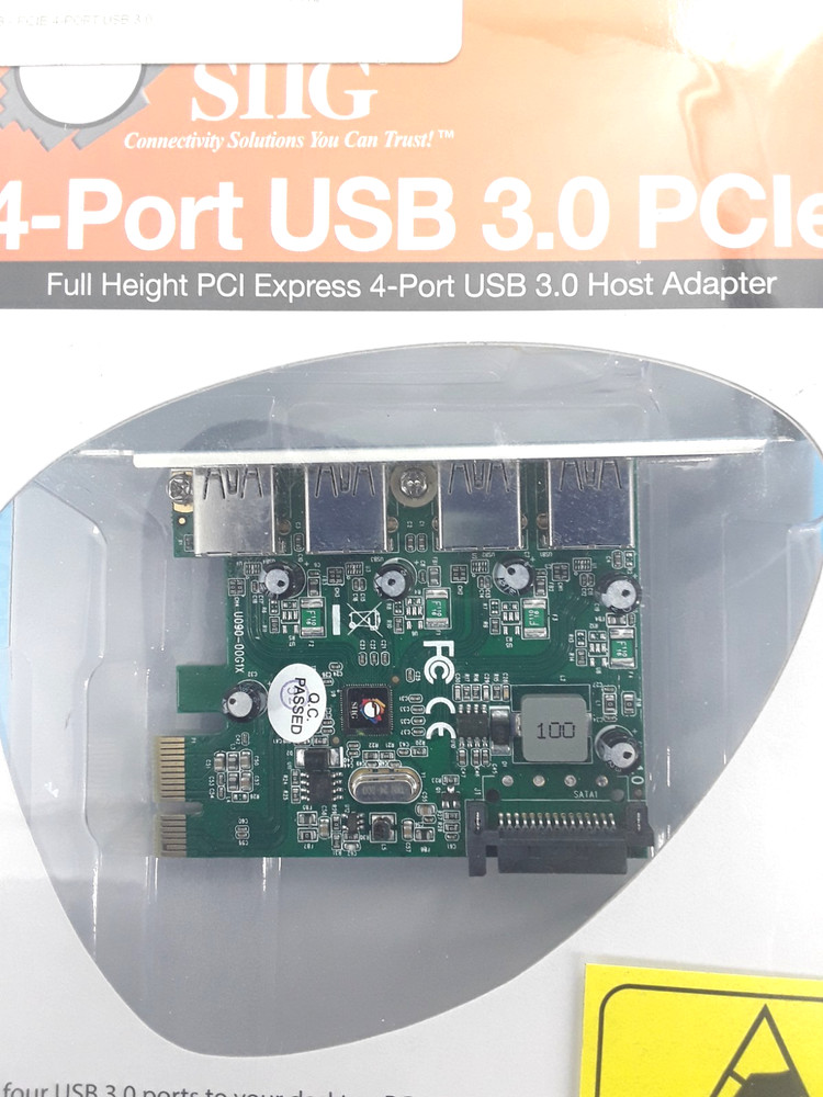 SIIG 4-Port USB 3.0 PCIe