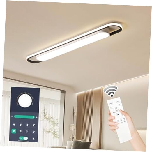 4Ft Modern Smart LED Linear 48 Inch (4 FT) Dimmable(Memory Function/CRI 97+)