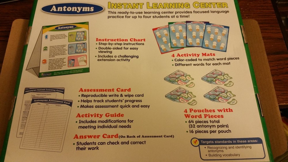 Lakeshore Antonyms Instant Learning Center DD232