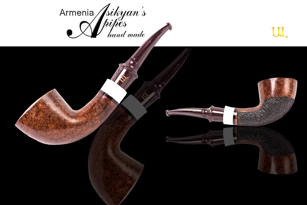 Asikyan Pipe#417/24 Dublin Smooth\Rusticated Hand Made