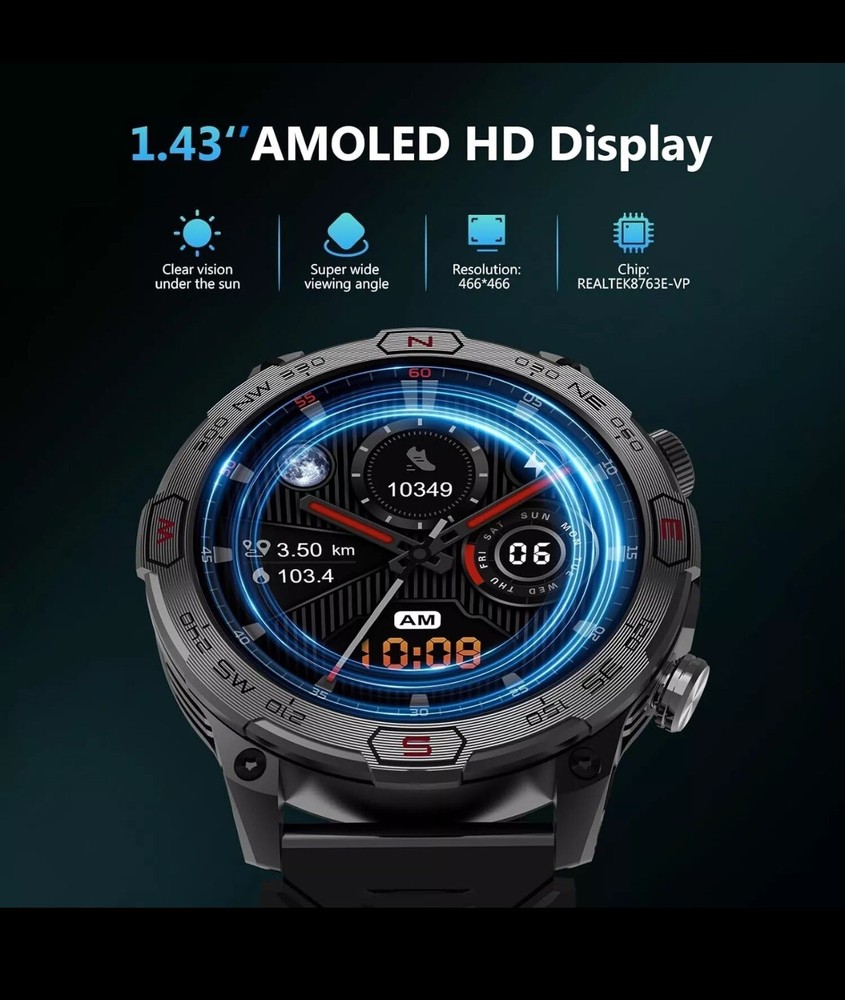 Full Touch Screen Smartwatch with Step Counting and Calorie Calculation For IOS
