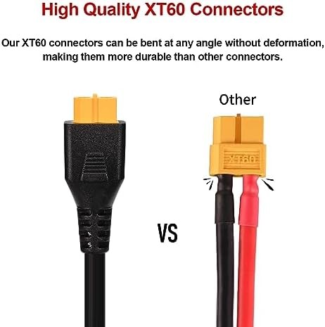 XT60 to DC 8mm Adapter Cable 14AWG 5ft