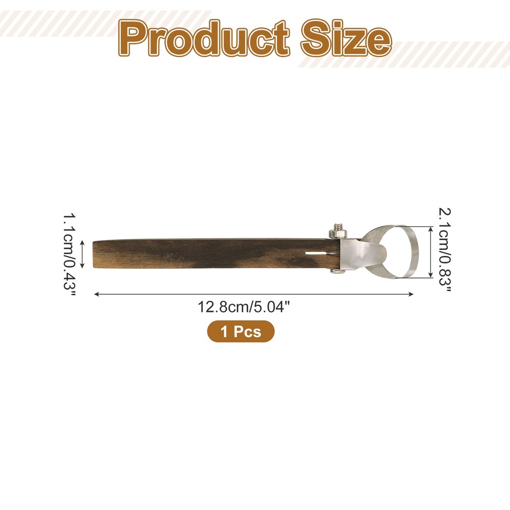 Pottery Handle Making Tool, Scraper Pottery Carving Tool (Arc Shape)