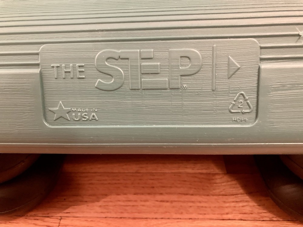 The Step Original Aerobic Exercise Platform Step W/ 4 Risers