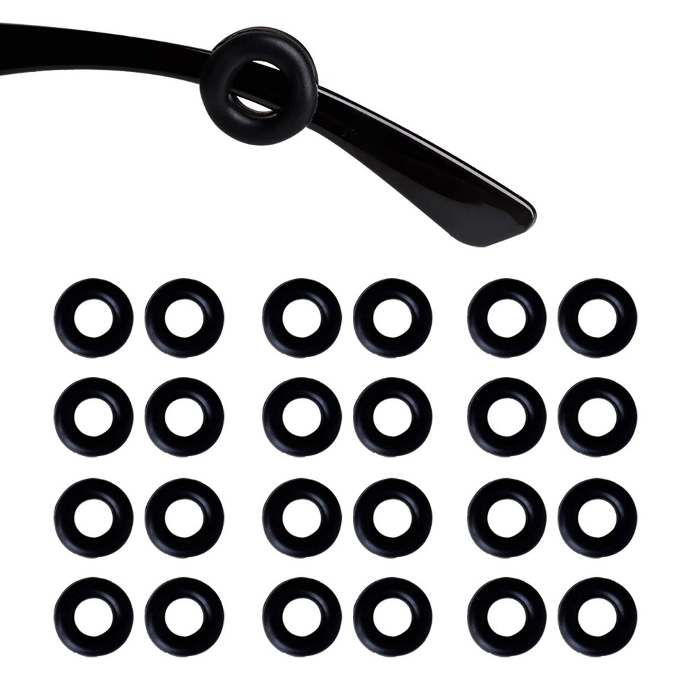 12 Pairs Silicone Eyeglass Ear Grips Eyeglass Temple Tips Sleeve Retainer