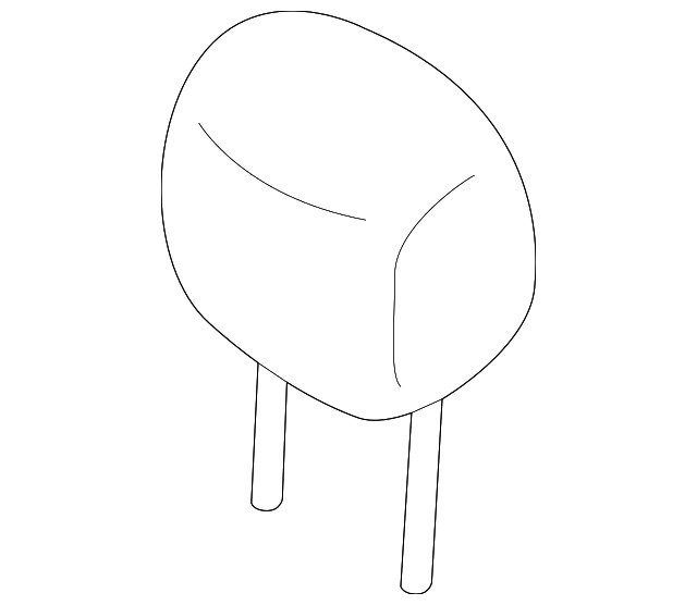 Genuine Nissan Headrest Outer 86430-5ZW1A