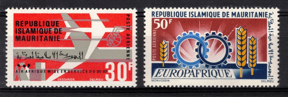 MAURITANIA Scott C57 C59 Mint NH