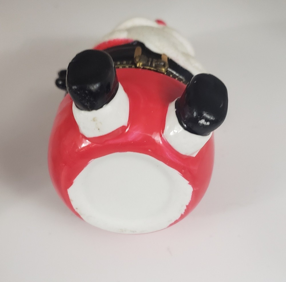 4.25" Santa Clause Hinged Trinket Box #47
