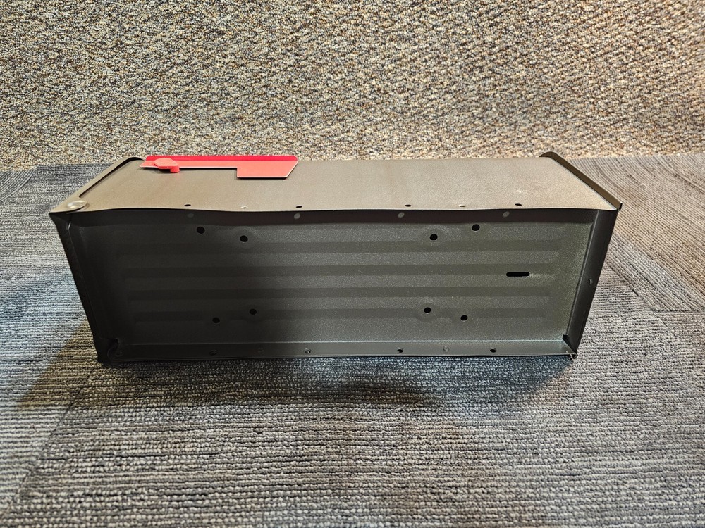 Medium Post Mount Mailbox, Durable Rust-Resistant Galvanized Steel, Elite Bronze