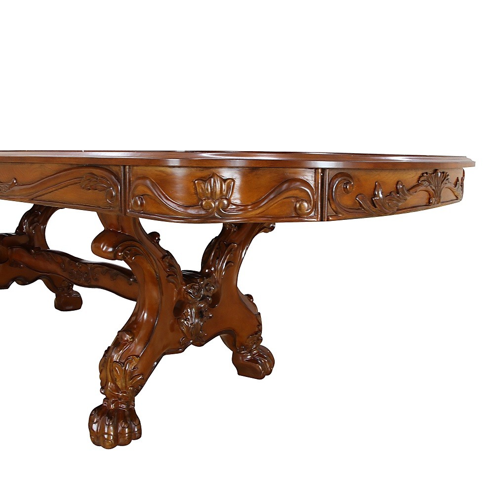 Dresden Cherry Oak Finish Dining Table