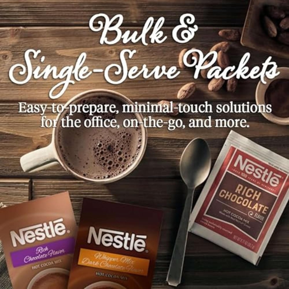 Delicious Hot Cocoa Packets - Real Cocoa with Vanilla Notes, 35.5 oz Bulk Pack