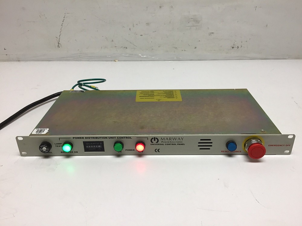 Marway UCP31015-5B 19" Rack Mount Power Distribution Control Panel w/ Hour Meter