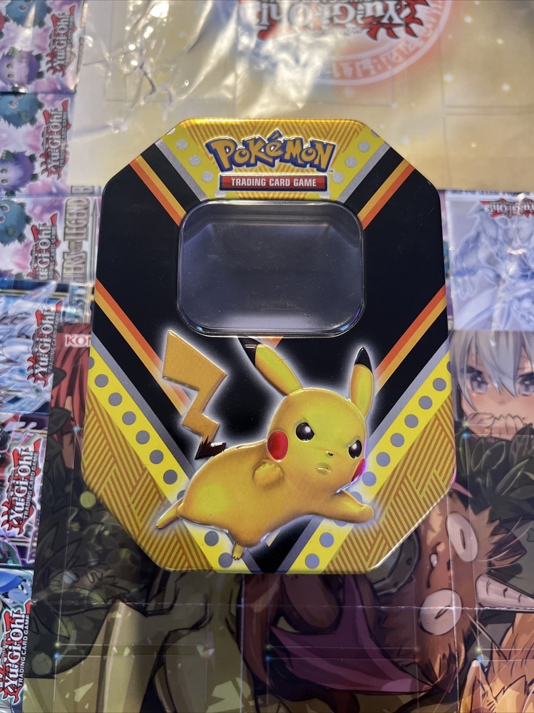 Empty Pokemon TCG Collectible Tins Pikachu