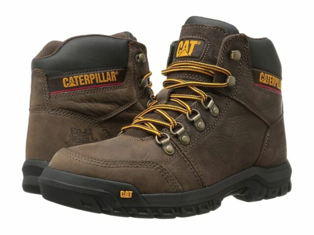 Men's Caterpillar Outline Work Boot Soft Toe Seal Brown P74087