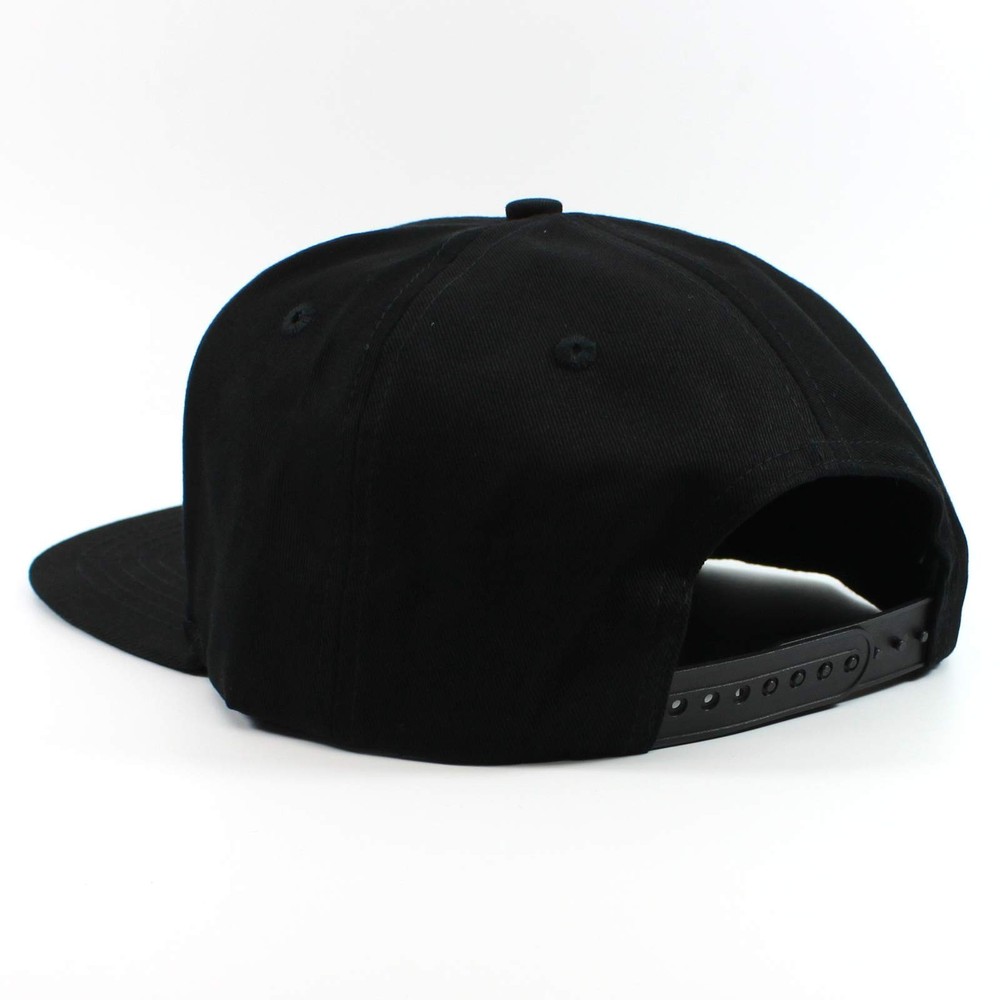 Datsun Baseball Cap - Style A Flat Brim - Snap Back - Black Hat