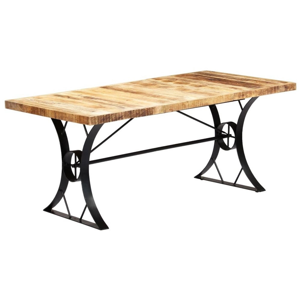 Dining Table Kitchen Table Wooden Dining Room Table Solid Mango Wood vidaXL