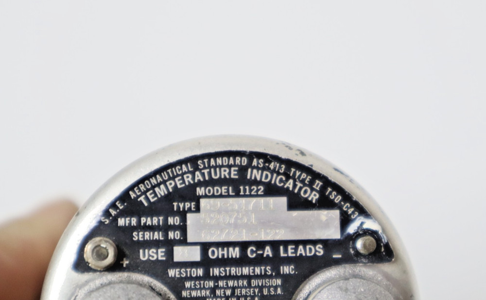Weston 1122 Temperature Indicator 520751