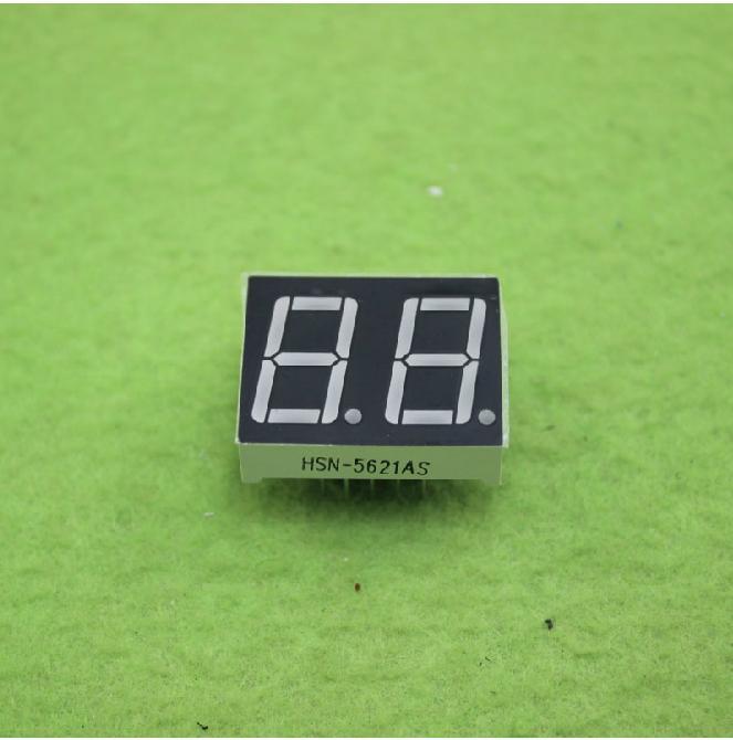 5PCS 0.56 inch 2 digit Red Led display 7 segment Common cathode GOOD QUALITY