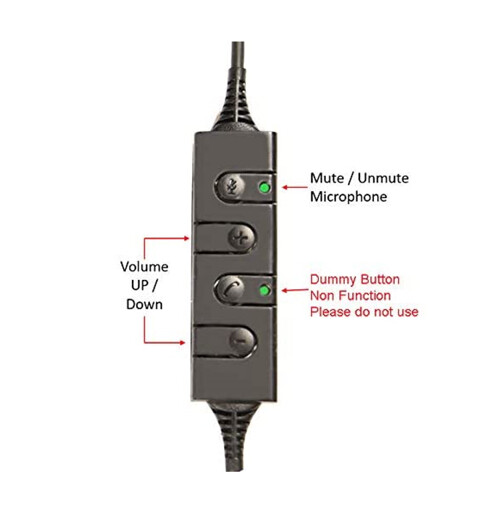 USB To QD Quick Disconnect Adapter For Plantronics Computer PC Laptop Headset IP