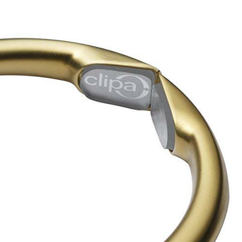 Clipa2 Bag Hanger, Matte Gold