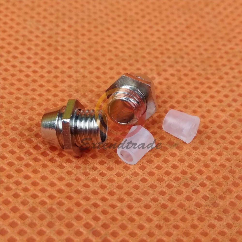 50pcs Chrome Metal 5mm LED Bezel Holder Panel Display