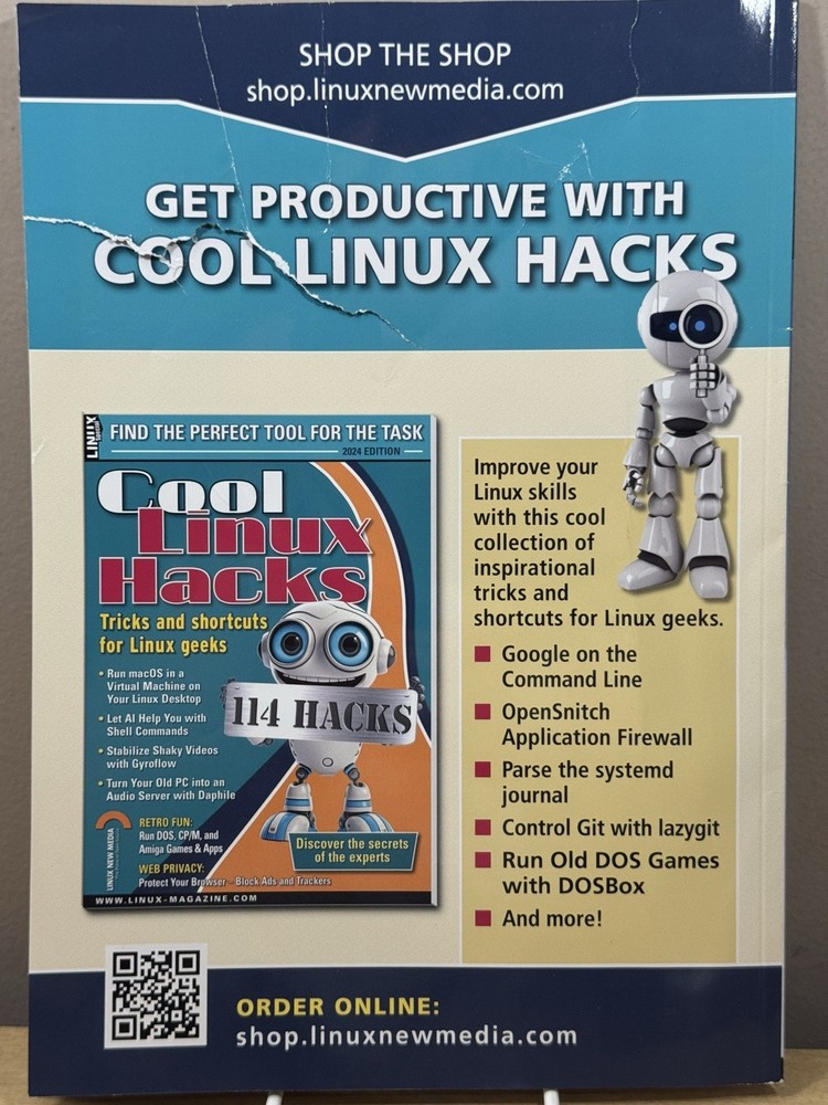 LINUX Magazine | The Best Of Linux Magazine 2024 | Linux Experts *Damaged Rear*