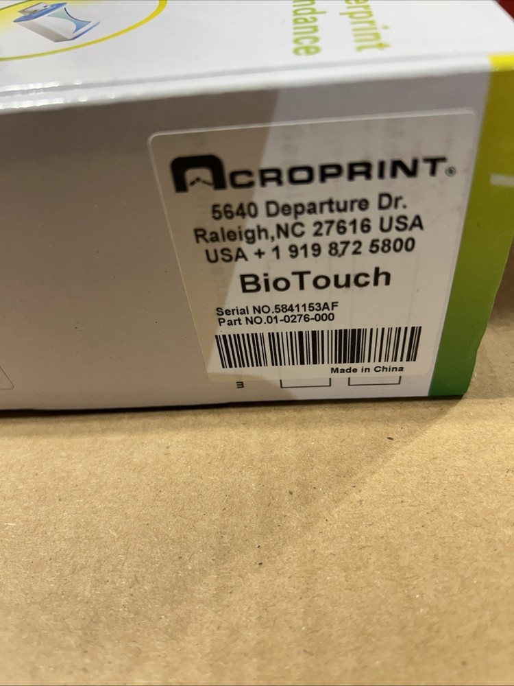 Acroprint 010276000 BioTouch Time Clock