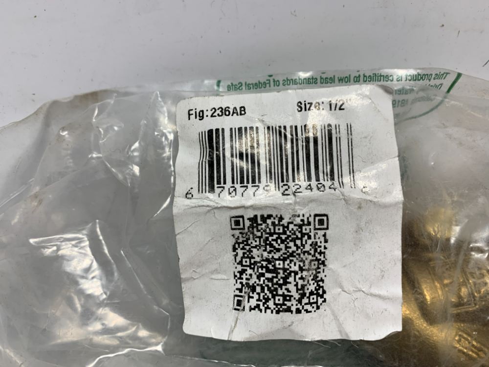 236AB 236AB 1/2" Check Valve Brass FNPT Swing