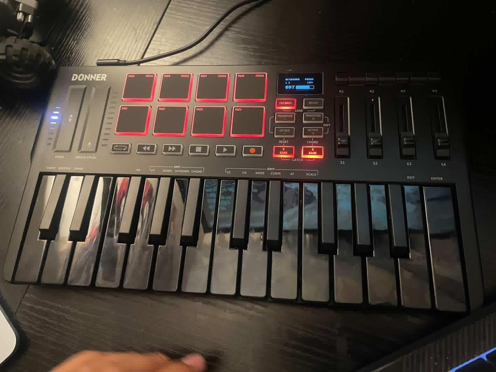 🎹 Donner DMK-25 Pro USB MIDI Keyboard Controller With Software & Online Course