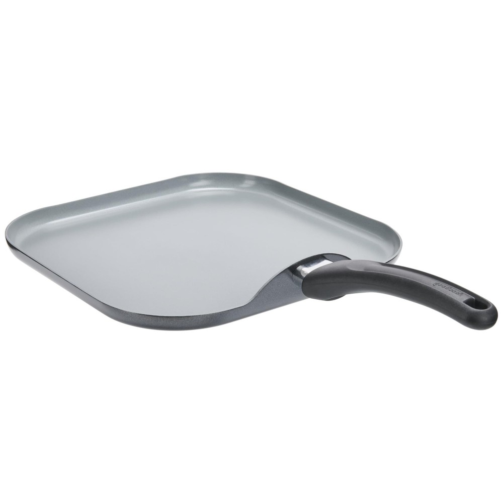 Ceramic Griddle Pan set Nonstick Aluminum Square Skillet Black