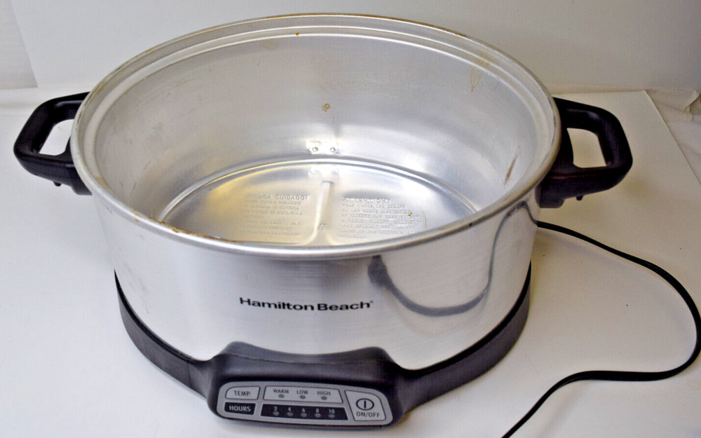 Hamilton Beach Crock Pot Slow Cooker 5 Quart Model # 33453 Tested
